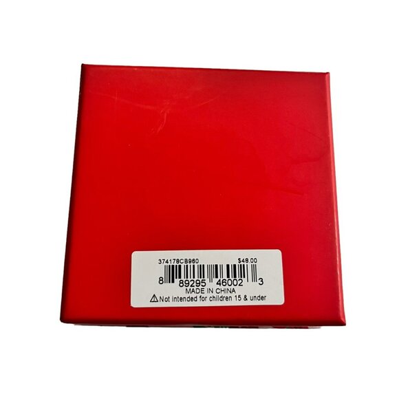 NEW BETSEY JOHNSON BOW EARRINGS SILVER POST LEVERBACK SPARKLY WHITE SILVER NWT N - Picture 4 of 7